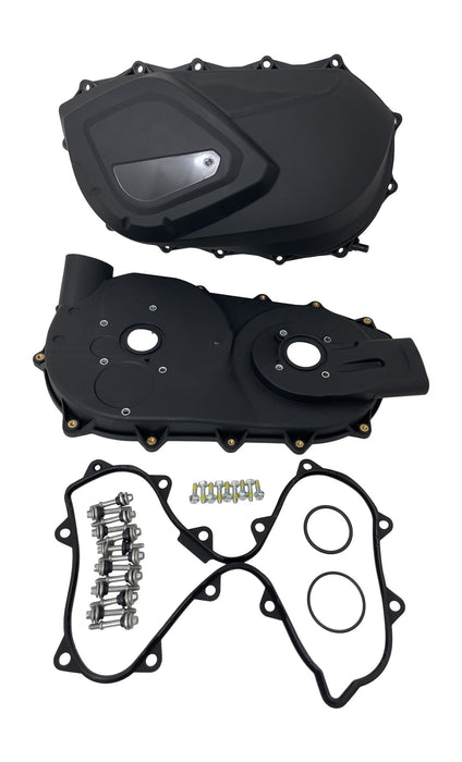 Belt Cover Inner & Outer Clutch Cover Kit Fits Can Am 420612304 420611397